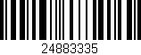 Código de barras (EAN, GTIN, SKU, ISBN): '24883335'