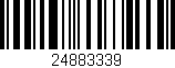 Código de barras (EAN, GTIN, SKU, ISBN): '24883339'