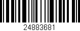 Código de barras (EAN, GTIN, SKU, ISBN): '24883681'