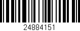 Código de barras (EAN, GTIN, SKU, ISBN): '24884151'
