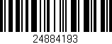 Código de barras (EAN, GTIN, SKU, ISBN): '24884193'