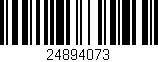 Código de barras (EAN, GTIN, SKU, ISBN): '24894073'