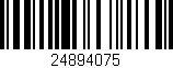 Código de barras (EAN, GTIN, SKU, ISBN): '24894075'