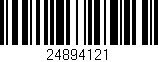 Código de barras (EAN, GTIN, SKU, ISBN): '24894121'