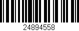 Código de barras (EAN, GTIN, SKU, ISBN): '24894558'