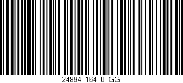 Código de barras (EAN, GTIN, SKU, ISBN): '24894_164_0_GG'