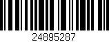 Código de barras (EAN, GTIN, SKU, ISBN): '24895287'