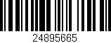 Código de barras (EAN, GTIN, SKU, ISBN): '24895665'