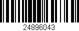 Código de barras (EAN, GTIN, SKU, ISBN): '24896043'