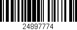 Código de barras (EAN, GTIN, SKU, ISBN): '24897774'