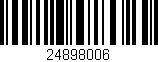 Código de barras (EAN, GTIN, SKU, ISBN): '24898006'