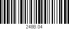 Código de barras (EAN, GTIN, SKU, ISBN): '248B.04'