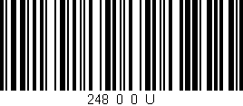 Código de barras (EAN, GTIN, SKU, ISBN): '248_0_0_U'