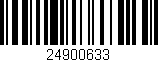 Código de barras (EAN, GTIN, SKU, ISBN): '24900633'