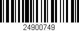 Código de barras (EAN, GTIN, SKU, ISBN): '24900749'
