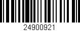 Código de barras (EAN, GTIN, SKU, ISBN): '24900921'