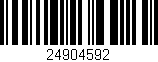 Código de barras (EAN, GTIN, SKU, ISBN): '24904592'