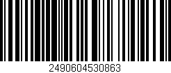 Código de barras (EAN, GTIN, SKU, ISBN): '2490604530863'