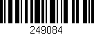 Código de barras (EAN, GTIN, SKU, ISBN): '249084'