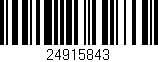 Código de barras (EAN, GTIN, SKU, ISBN): '24915843'