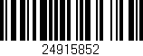 Código de barras (EAN, GTIN, SKU, ISBN): '24915852'
