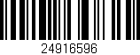 Código de barras (EAN, GTIN, SKU, ISBN): '24916596'