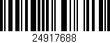 Código de barras (EAN, GTIN, SKU, ISBN): '24917688'