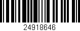 Código de barras (EAN, GTIN, SKU, ISBN): '24918646'