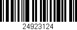 Código de barras (EAN, GTIN, SKU, ISBN): '24923124'