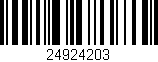 Código de barras (EAN, GTIN, SKU, ISBN): '24924203'