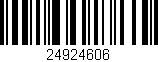Código de barras (EAN, GTIN, SKU, ISBN): '24924606'