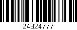 Código de barras (EAN, GTIN, SKU, ISBN): '24924777'