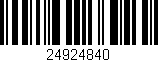 Código de barras (EAN, GTIN, SKU, ISBN): '24924840'