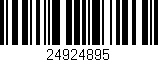 Código de barras (EAN, GTIN, SKU, ISBN): '24924895'