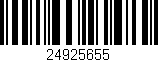 Código de barras (EAN, GTIN, SKU, ISBN): '24925655'