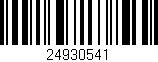 Código de barras (EAN, GTIN, SKU, ISBN): '24930541'
