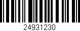Código de barras (EAN, GTIN, SKU, ISBN): '24931230'