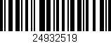 Código de barras (EAN, GTIN, SKU, ISBN): '24932519'