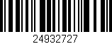 Código de barras (EAN, GTIN, SKU, ISBN): '24932727'