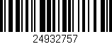 Código de barras (EAN, GTIN, SKU, ISBN): '24932757'