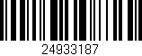 Código de barras (EAN, GTIN, SKU, ISBN): '24933187'