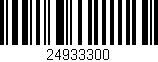 Código de barras (EAN, GTIN, SKU, ISBN): '24933300'