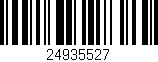 Código de barras (EAN, GTIN, SKU, ISBN): '24935527'