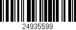 Código de barras (EAN, GTIN, SKU, ISBN): '24935599'