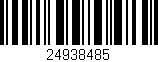 Código de barras (EAN, GTIN, SKU, ISBN): '24938485'