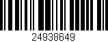 Código de barras (EAN, GTIN, SKU, ISBN): '24938649'