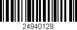 Código de barras (EAN, GTIN, SKU, ISBN): '24940129'