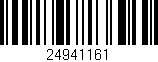 Código de barras (EAN, GTIN, SKU, ISBN): '24941161'