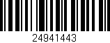 Código de barras (EAN, GTIN, SKU, ISBN): '24941443'