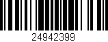 Código de barras (EAN, GTIN, SKU, ISBN): '24942399'